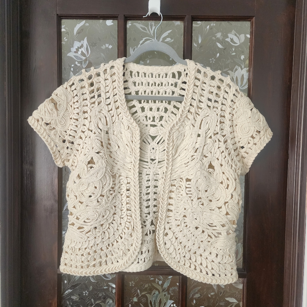 Crochet Cardigan (Coldwater Creek?)